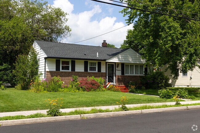 Ranch style homes dot the community's peaceful streets.