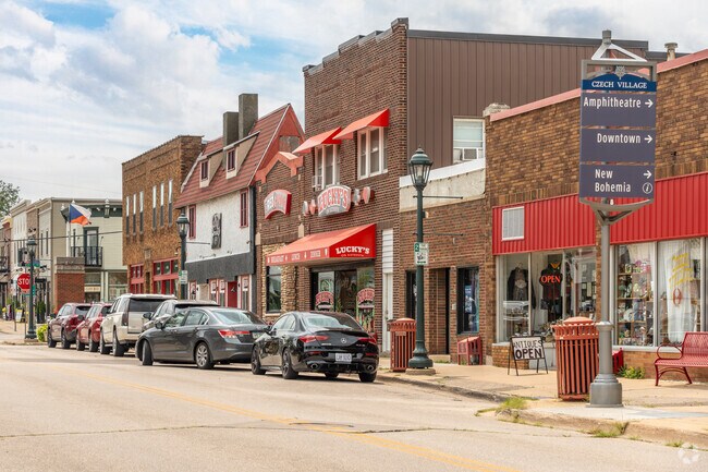 Czech Village celebrates its rich heritage with charming shops and cultural events.