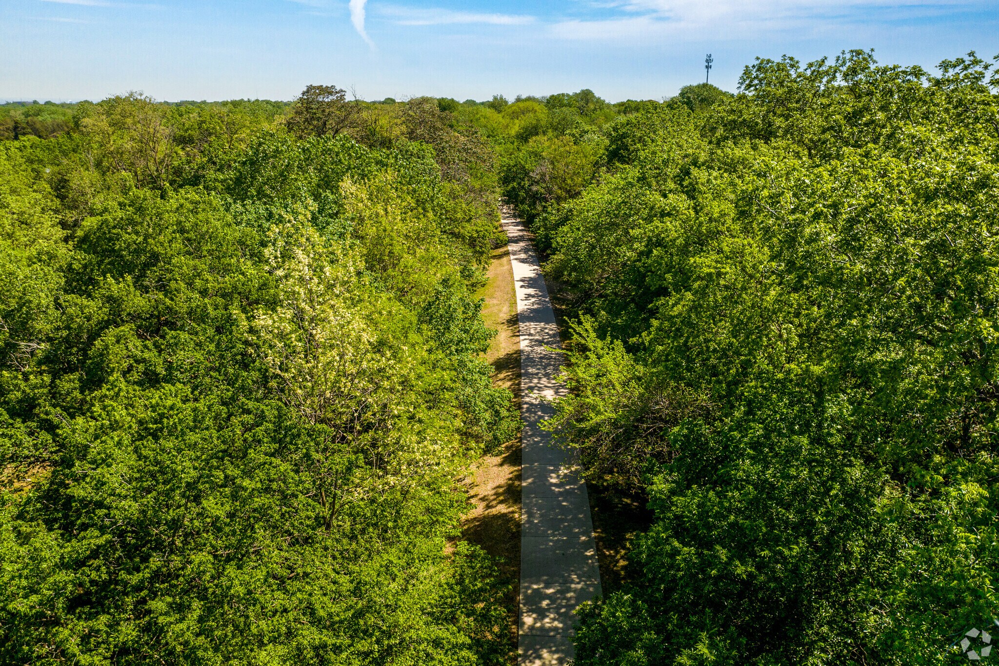 The 18 mile long Red Bud Trail runs through the MacDonald Neighborhood.