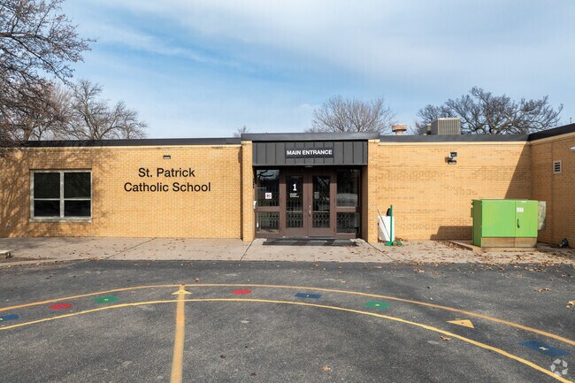 Here is the main entry for St. Patrick Catholic School.