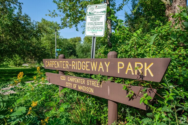 Carpenter-Ridgeway Park offers several acres of outdoor recreation.