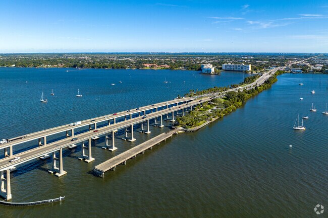 Waterway Park provides a gateway into Merritt Island from the mainland.
