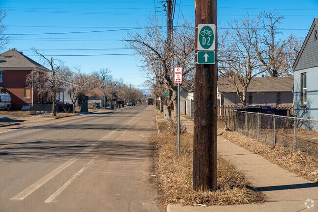 Elyria-Swansea is well connected to Denver's bike routes.
