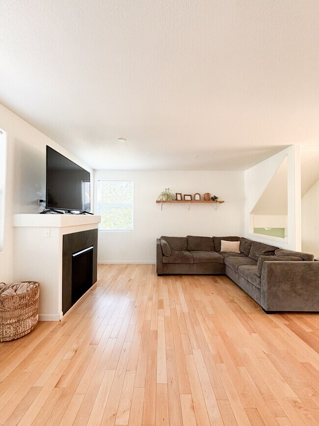 Well lit living room