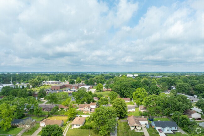 Marian Cold Springs is surrounded by nature with mature trees and nature.