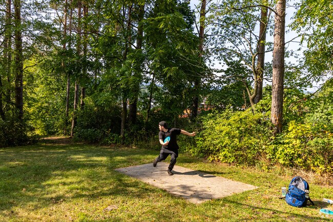 Disk Golf is very popular at Valley View County Park.