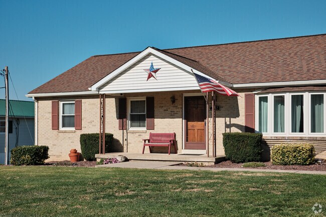 A ranch style home in Burkittsvile.