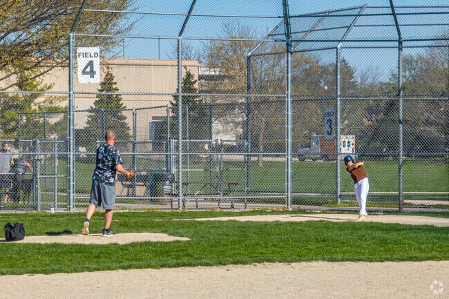 Knock Park features 10 baseball fields for residents to enjoy.