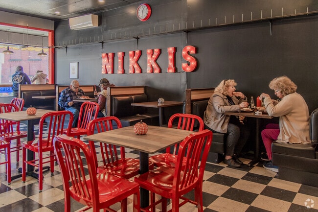 After visiting the antique stores, enjoy a good meal at Nikkis in Putnam, Connecticut.