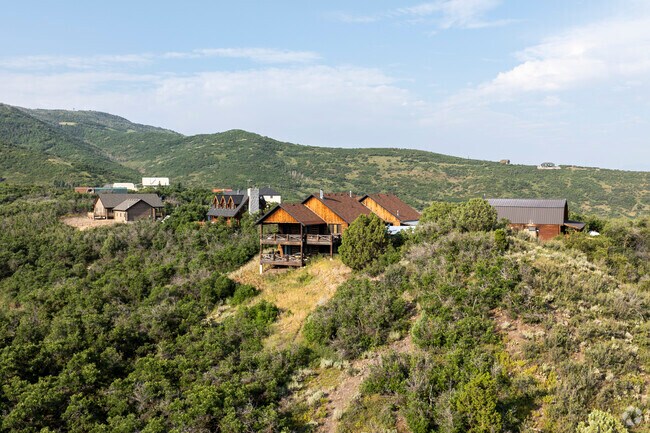 Various cabin home styles can be found throughout Timber Lakes.