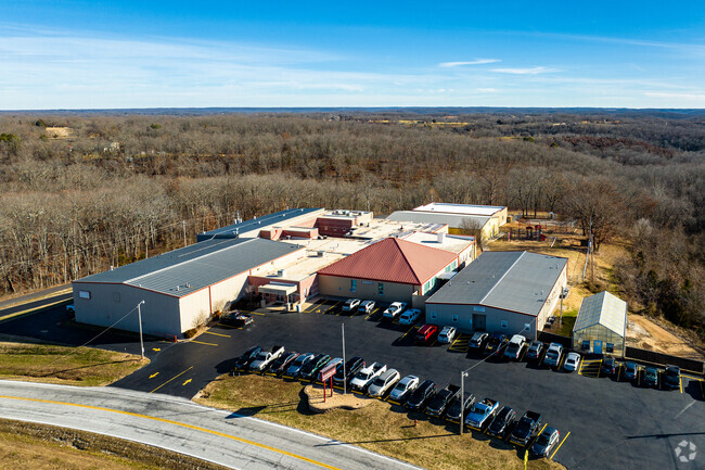 The Chadwick Schools campus is perched on a hilltop on Missouri Highway 125.