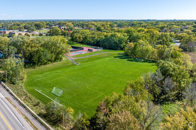 Bobby Theisen Park is located just south of Island Lake.