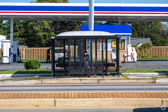 A great form of transportation in Brooklyn Park is the bus.