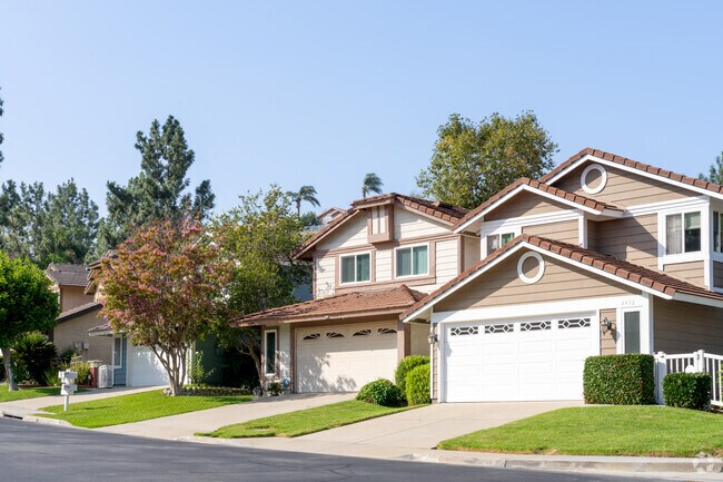 Most homes in the North Chino Hills community have front and back yards.