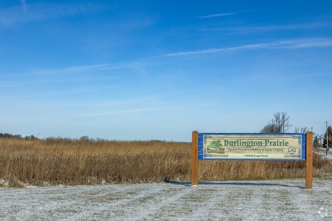 Burlington Prairie Nature Preserve has 949 acres of grasslands, wetlands and forests.