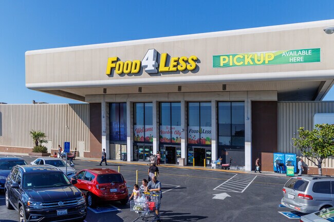 Grocery shoppers head to Food 4 Less in Harbor City for weekly essentials.
