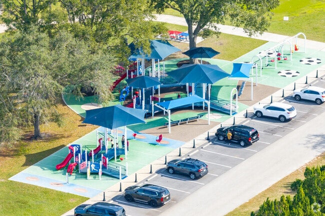 Kids love playing at Central Winds Park, where they can meet new friends and share laughter.