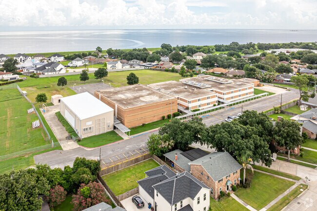 John Q. Adams Middle School sits on 10.5 acres near Lake Pontchartrain.