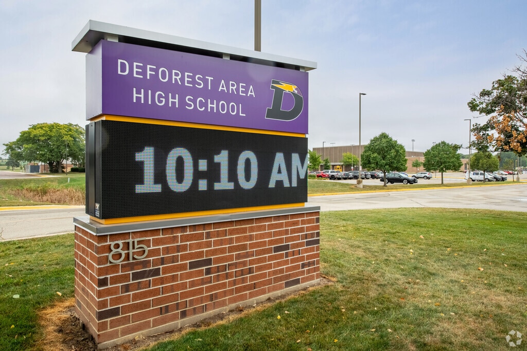 Parents of north Madison and DeForest can send their kids to DeForest High School.