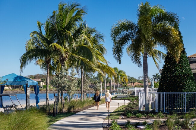 Residents of The Quarry enjoy the plentiful amenities and walkways throughout the community.
