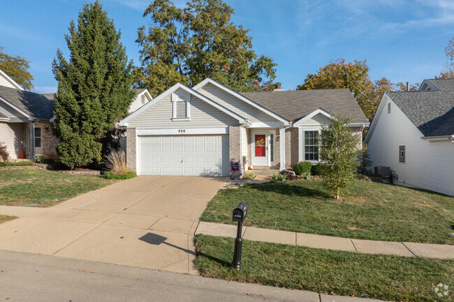 A newer subdivision in Marlborough has some brick and siding ranch homes.