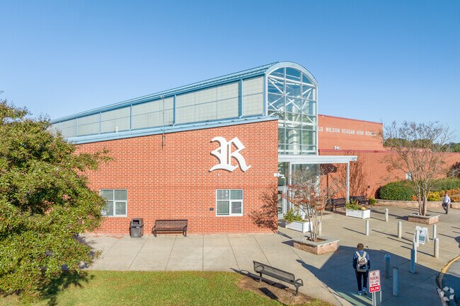 Reagan High School holds an A rating and serves about 2,000 students.