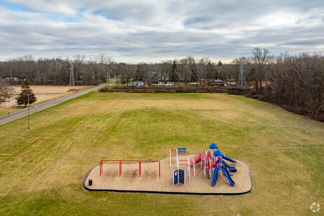 Athletic fields at Barth Elementary School.