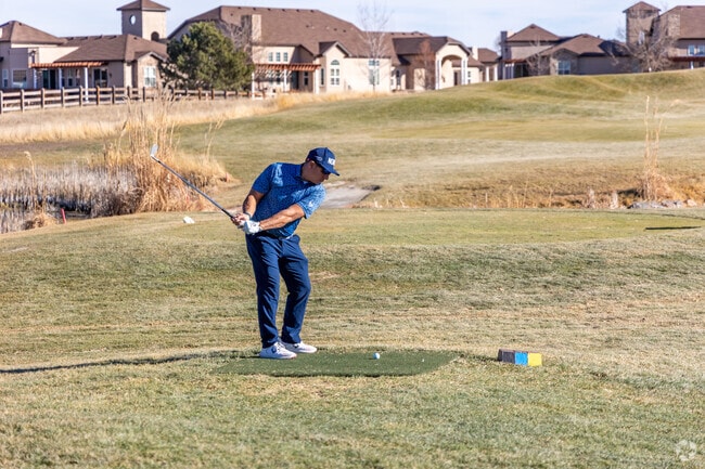 In Buffalo Run locals enjoy the convenience of the golf course in their backyard.