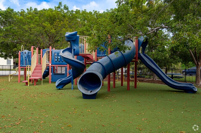 The playground at Calusa Elementary School serves the students in Miami, FL.