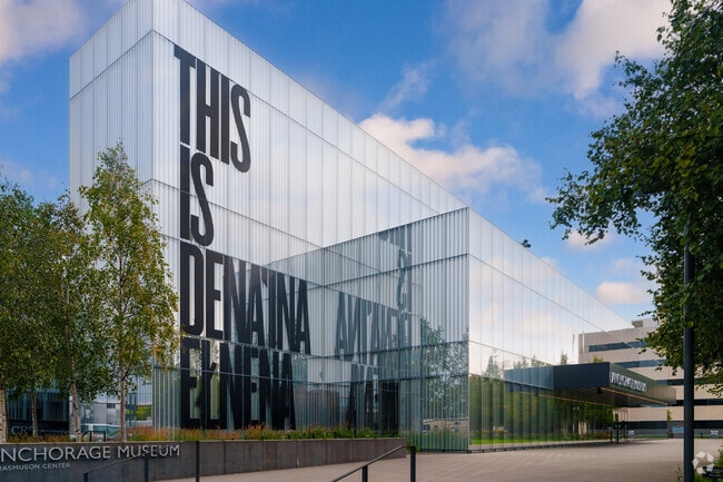 Anchorage Museum showcases art, science, and history exhibits in Downtown Anchorage.