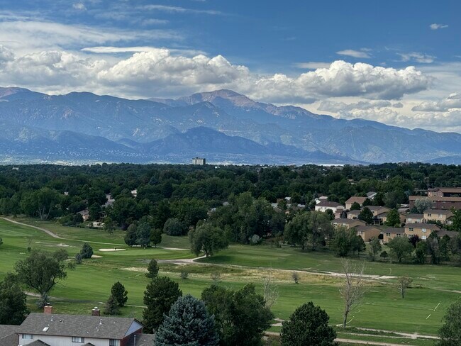 Pikes Peak View from the Deck