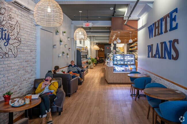 The Pamplemousse Project in White Plains makes great food & supports local charities.