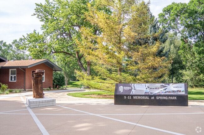 Spring Park has a memorial to those fire fighters who served 9-11.