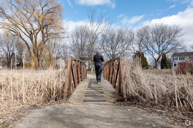 Gray Farm Park offers walking and bike paths throughout the park.