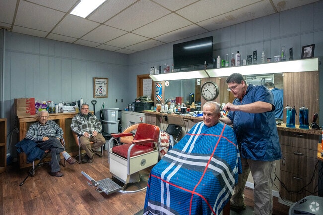 Get a quick shave and haircut, at the local barbershop in Plainfield Township.