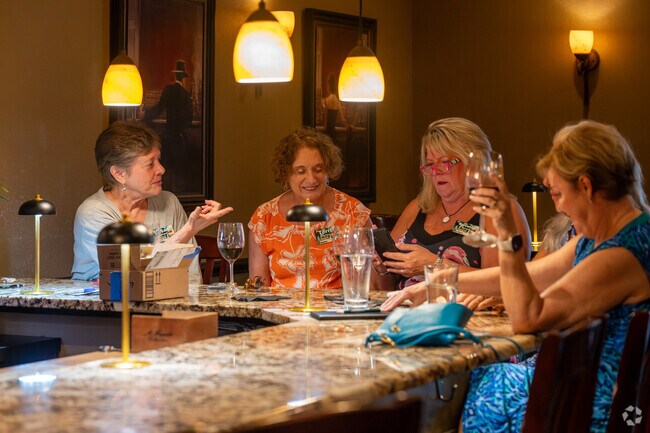 Residents of the Village of Summerhill can enjoy conversation at many social gathering spots.