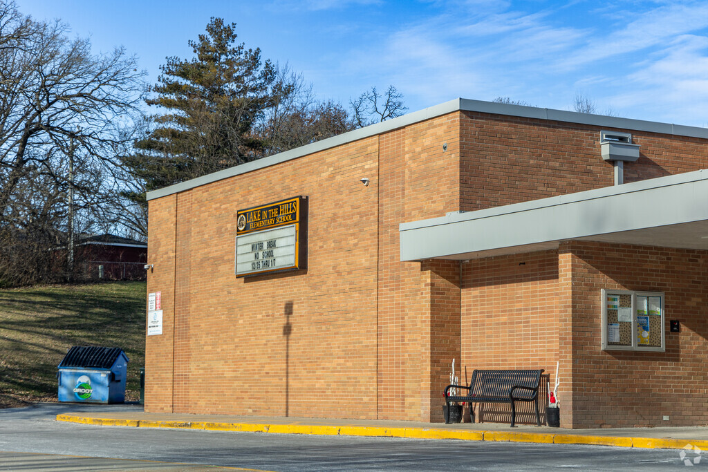 Lake in the Hills Elementary School is located near the early childhood development center.