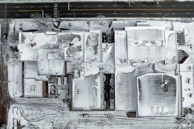 Here is a top down view of Hamilton Middle School.