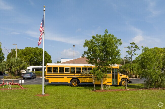 De LasSalle Academy in Fort Myers has it's own bus for transporting students on field trips.