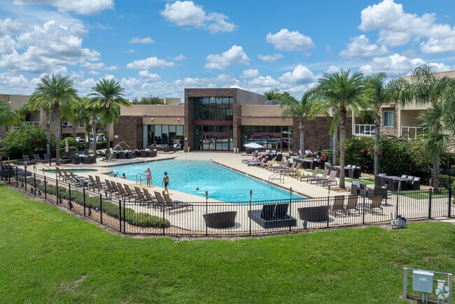 Magic Village Yards offers amenities like a large community pool and workout center.