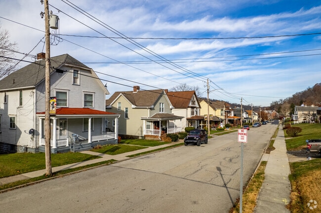 The homes go on and on down the streets of West Newton.