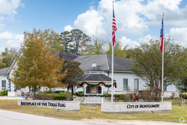 Montgomery is the birthplace of the iconic Texas state flag.