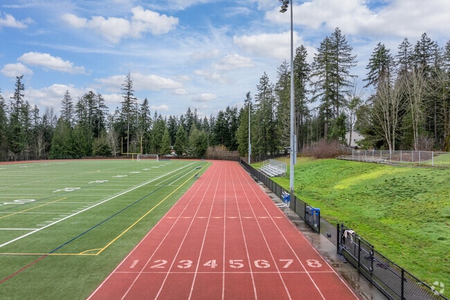 Pine Lake Middle School track.