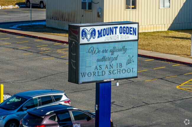 Mount Ogden Junior High School is home of the Rams.