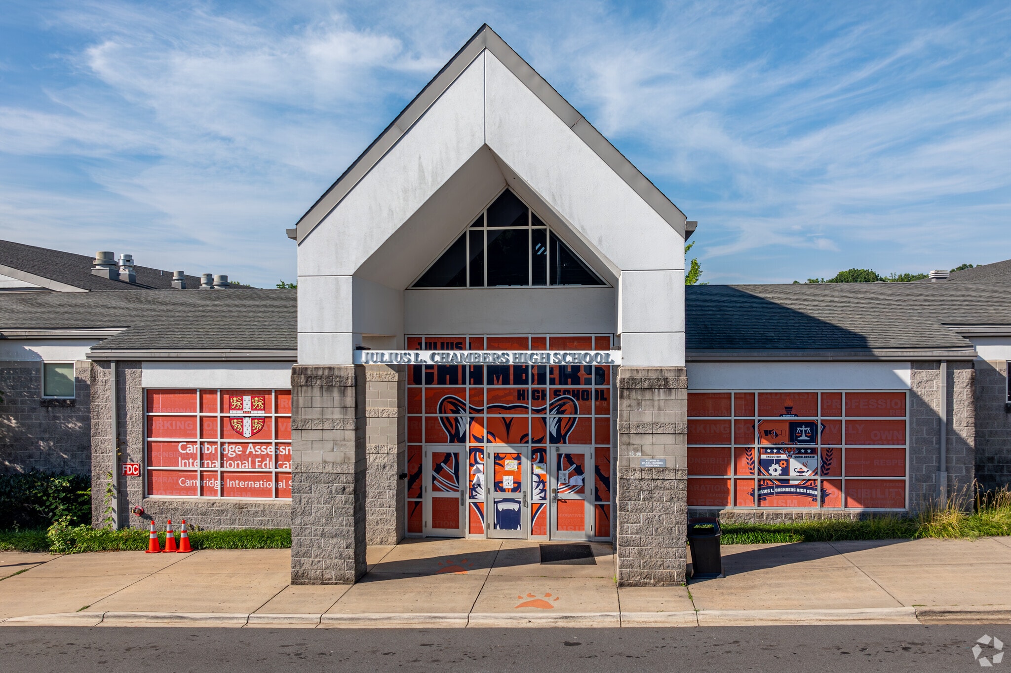 Julius L Chambers High is central to the Mineral Springs community.