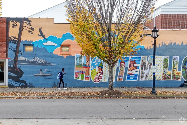 Montevallo is a college town and is known as a Main Street City.