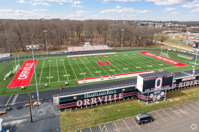 The Orrville School District is home to the Red Riders.