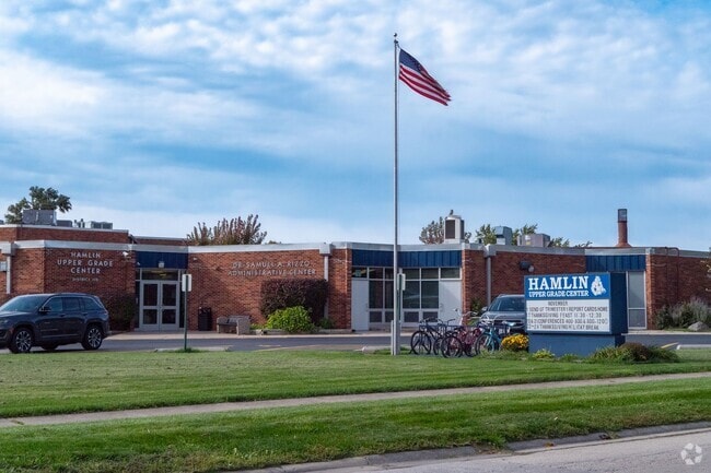 Hamlin Upper Grade Center hold an overall B- grade from Niche.