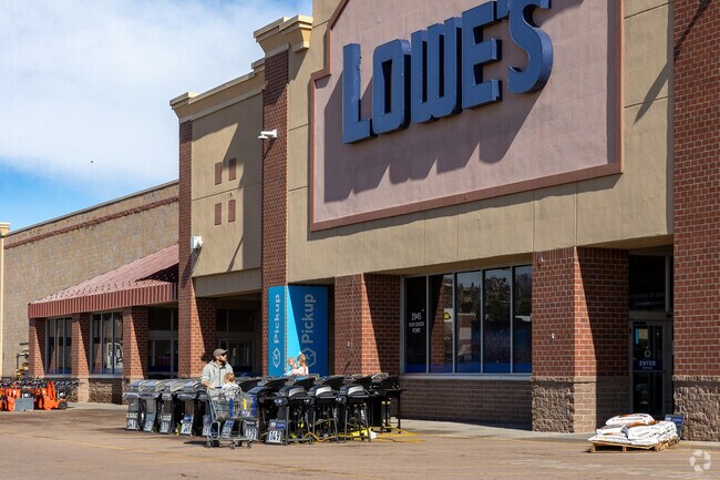 Lowes is conveniently located in the Springs Ranch neighborhood.