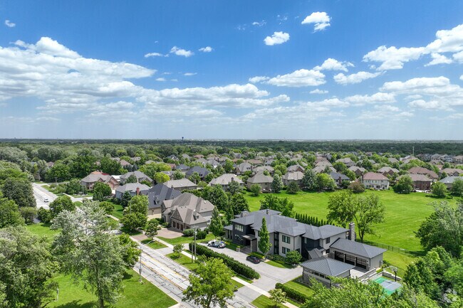 Custom estates can be found all around Springbrook Prairie.